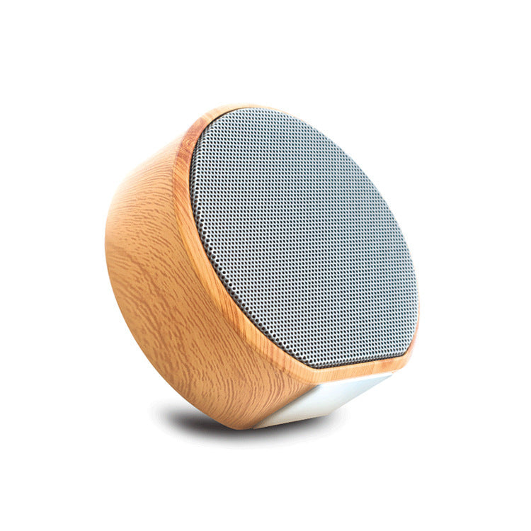 Compact Mini Wood Bluetooth Speaker: Portable Wireless Sound for Outdoor Adventures, with AUX and TF Support! - Riva's Treasure 