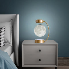 3D Levitating LED Moon Lamp - Wireless, Rotating, and Perfect for Any Space! - Riva's Treasure 