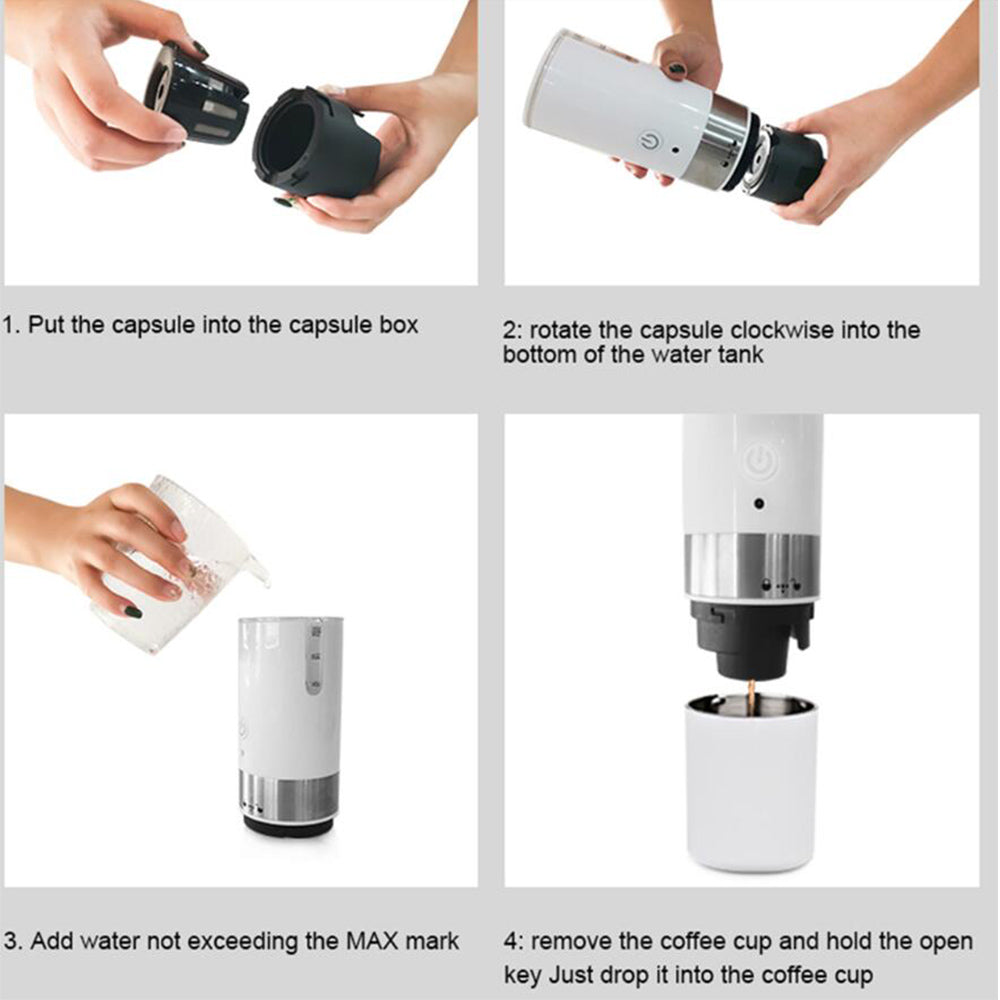 Portable Fully Automatic Coffee Machine - Riva's Treasure 