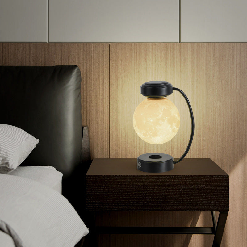 3D Levitating LED Moon Lamp - Wireless, Rotating, and Perfect for Any Space! - Riva's Treasure 