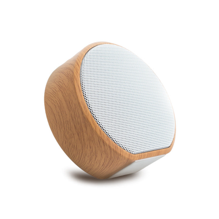 Compact Mini Wood Bluetooth Speaker: Portable Wireless Sound for Outdoor Adventures, with AUX and TF Support! - Riva's Treasure 