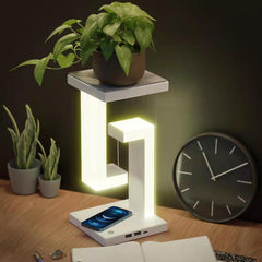 Creative Smartphone Wireless Charging Suspension Table Lamp - Riva's Treasure 