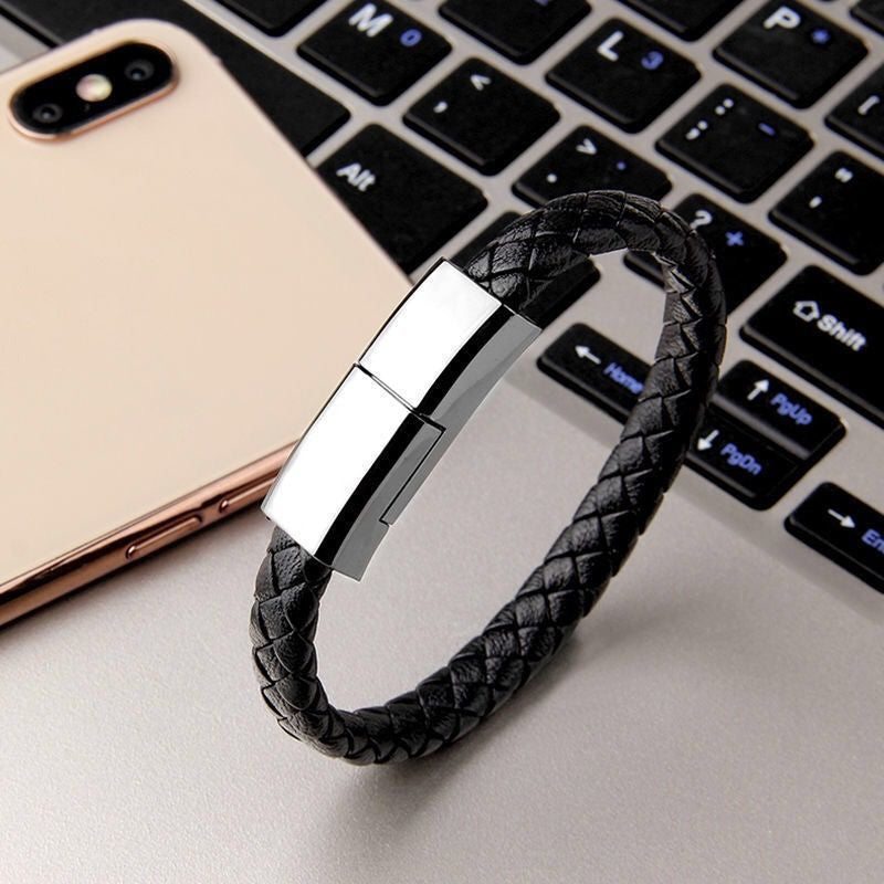 Stylish Bracelet USB Charging Cable for iPhone 14/13 Max & Android - Versatile Data Transfer and Charging Solution - Riva's Treasure 