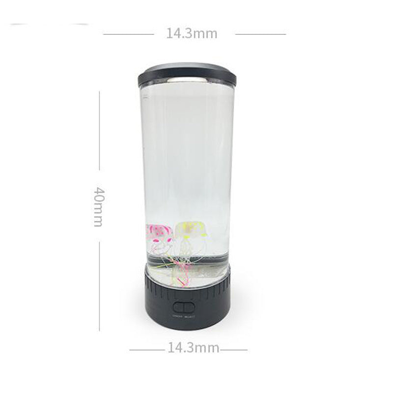 LED Jellyfish Aquarium Lamp Night Light USB Powered - Riva's Treasure 