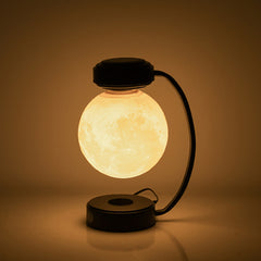 3D Levitating LED Moon Lamp - Wireless, Rotating, and Perfect for Any Space! - Riva's Treasure 