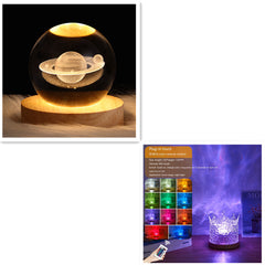 LED Water Ripple Ambient Night Light - Riva's Treasure 