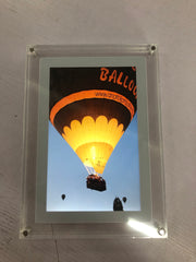 Acrylic Digital Picture Frame with 1GB Storage, Battery & Vertical Display - Perfect Gift for Loved Ones - Riva's Treasure 