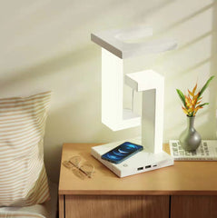 Creative Smartphone Wireless Charging Suspension Table Lamp - Riva's Treasure 