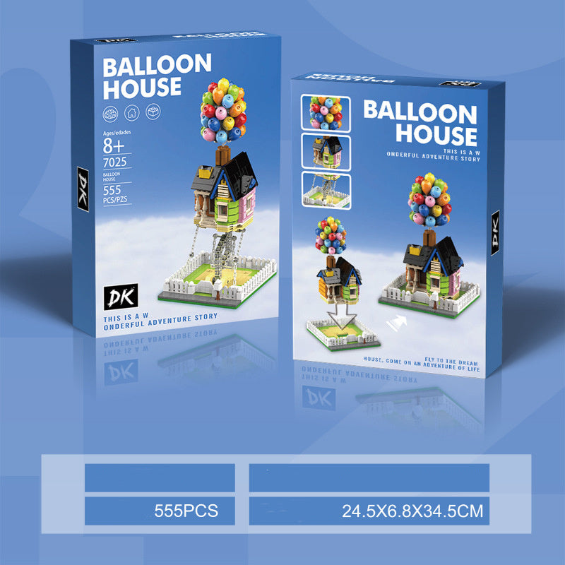 Levitating Balloon House Building Block Toy - A Magical Floating Model - Riva's Treasure 