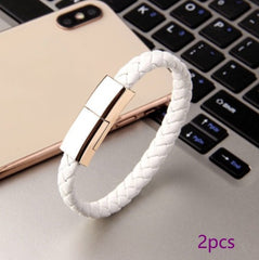 Stylish Bracelet USB Charging Cable for iPhone 14/13 Max & Android - Versatile Data Transfer and Charging Solution - Riva's Treasure 