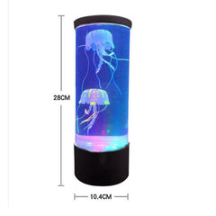 LED Jellyfish Aquarium Lamp Night Light USB Powered - Riva's Treasure 