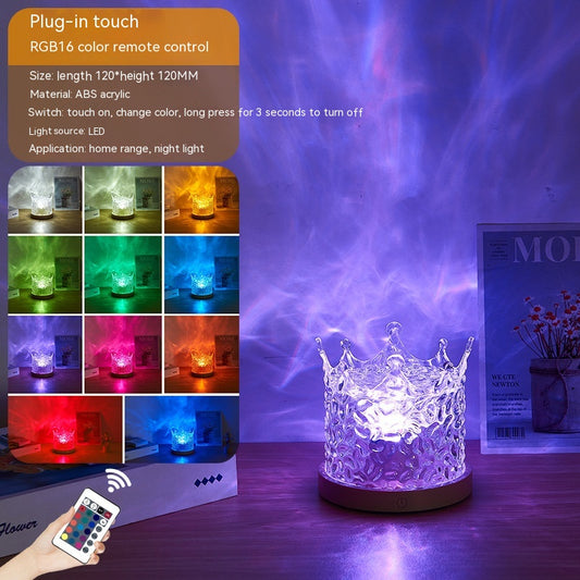 LED Water Ripple Ambient Night Light - Riva's Treasure 