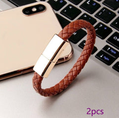 Stylish Bracelet USB Charging Cable for iPhone 14/13 Max & Android - Versatile Data Transfer and Charging Solution - Riva's Treasure 