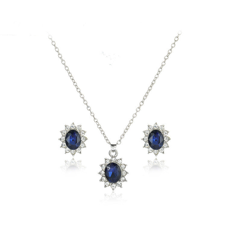 Sapphire Necklace Set - Riva's Treasure 