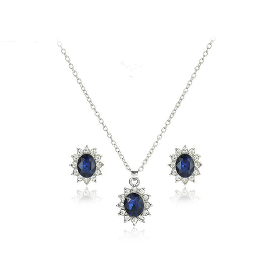 Sapphire Necklace Set - Riva's Treasure 