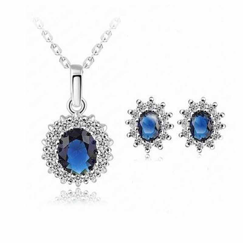 Sapphire Necklace Set - Riva's Treasure 