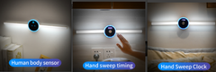 Smart Sensor Light Removable LED Wardrobe Light Manual Sweep Switch Light - Riva's Treasure 