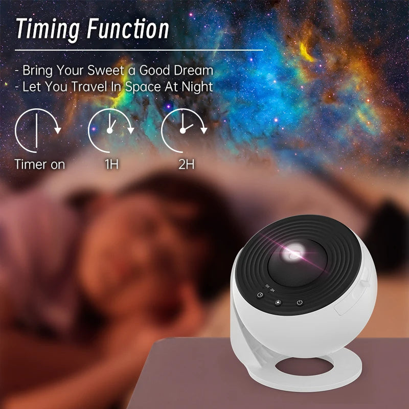 Night Light Galaxy Projector - Riva's Treasure 