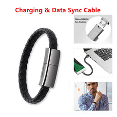 Stylish Bracelet USB Charging Cable for iPhone 14/13 Max & Android - Versatile Data Transfer and Charging Solution - Riva's Treasure 