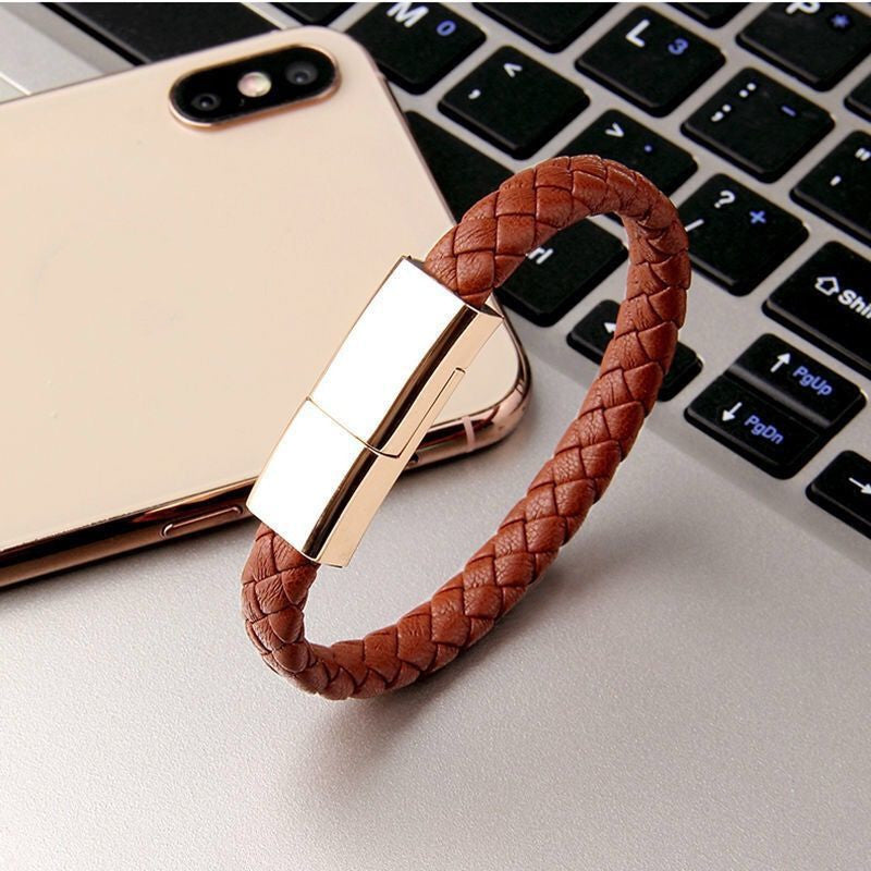 Stylish Bracelet USB Charging Cable for iPhone 14/13 Max & Android - Versatile Data Transfer and Charging Solution - Riva's Treasure 