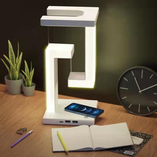 Creative Smartphone Wireless Charging Suspension Table Lamp - Riva's Treasure 