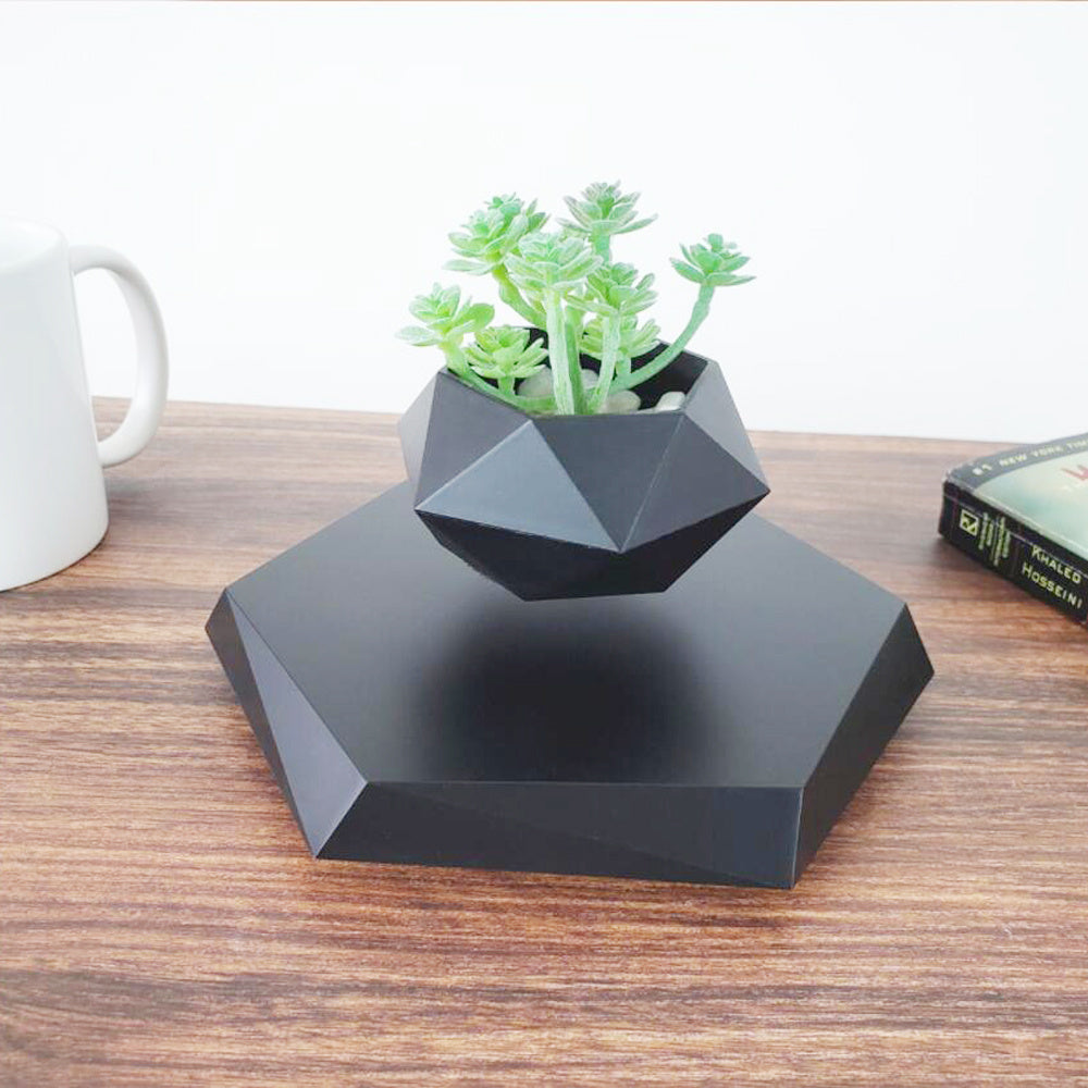 Levitating Magnetic Flower Pot - Floating Bonsai for Home and Office Decor - Riva's Treasure 