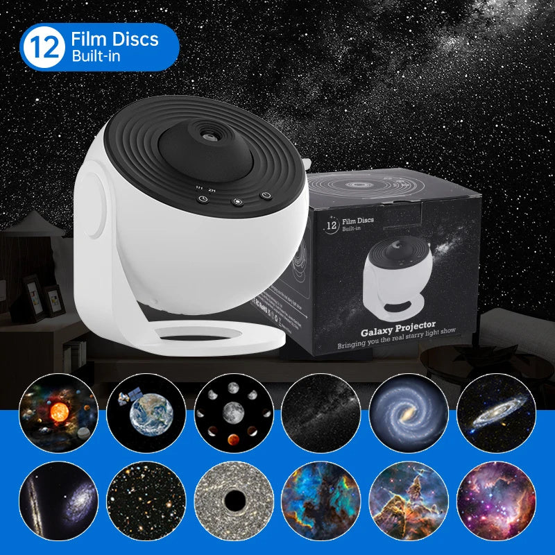 Night Light Galaxy Projector - Riva's Treasure 